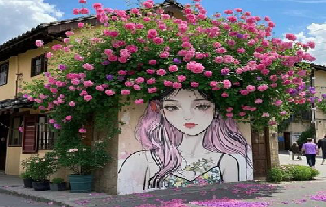  洛川怎么设计网红打卡墙绘