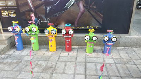  洛川商业区彩绘