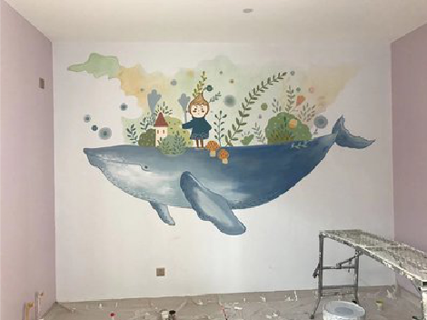  洛川手绘墙的特点及优势。