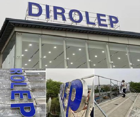  洛川楼顶发光字安装的注意事项。